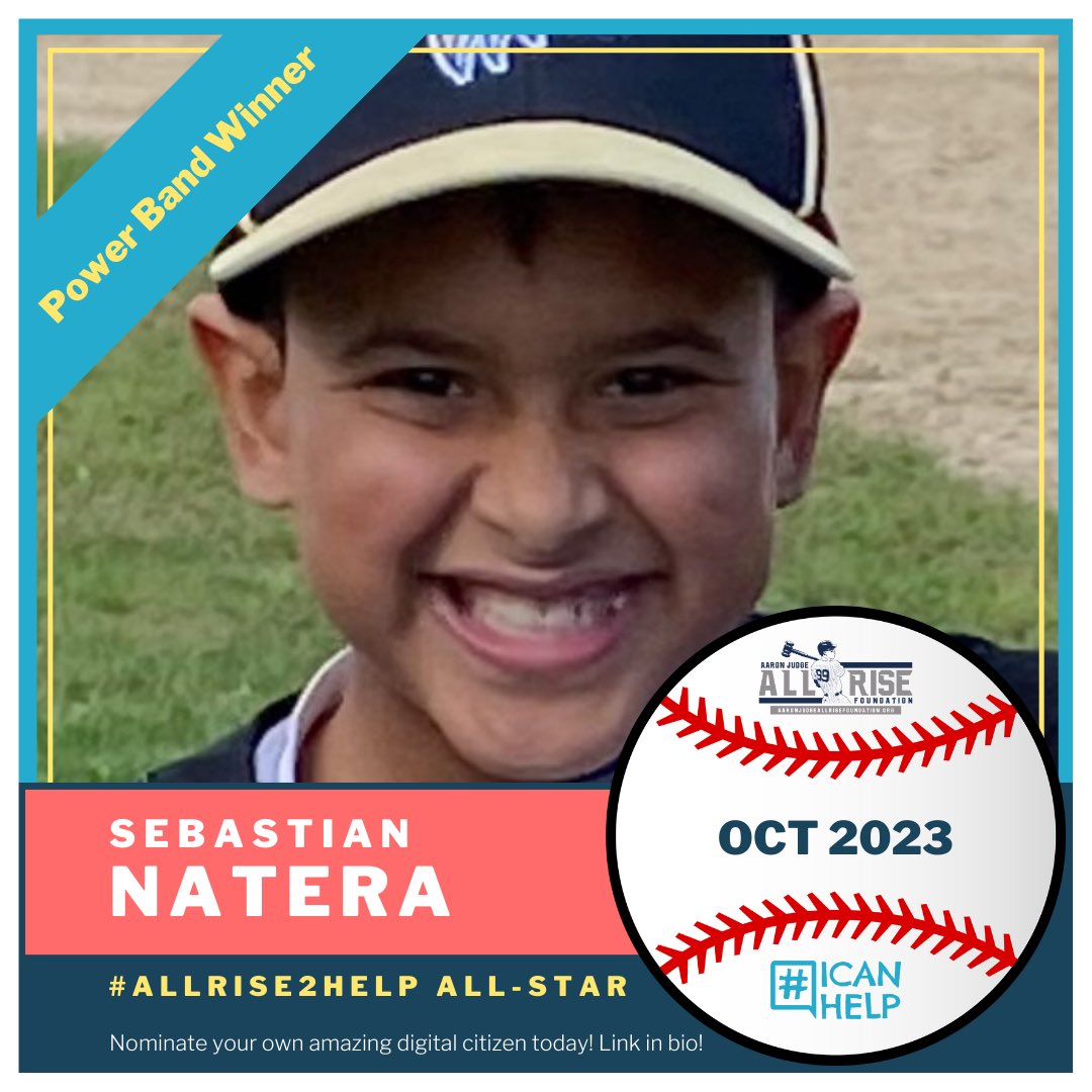 icanhelp's tweet photo. Congratulations to our October #AllRise2Help Award Winners❗️⚾️
HUGE thank you 🙌🏽 from us and our partner @AllRiseOfficial for being the positive change we want to see more of online.💙📲
Nominate someone spreading positivity by clicking the link in bio!👆 https://t.co/llN0gIkzRy