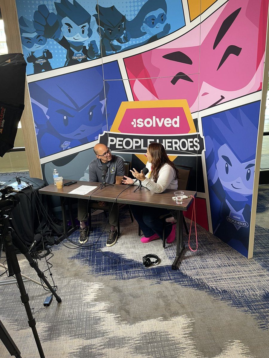 Behind the scenes! @SteveBoese at #isolvedconnect! @isolvedhcm