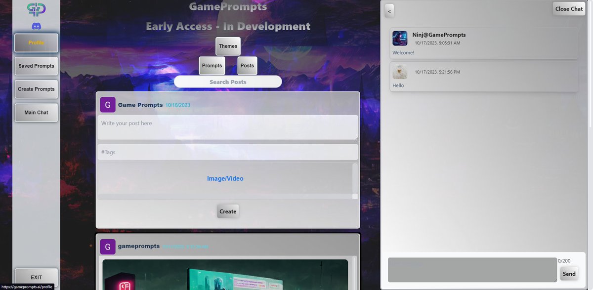 WHICH THEME IS YOUR FAVORITE? 

Dark, 
Light, 
or... Space Laser 🤪

ALSO...

Are colorful themes,
 too distracting for a social platform? 🤔

or are people ready for some color and personalization? 

gameprompts.ai