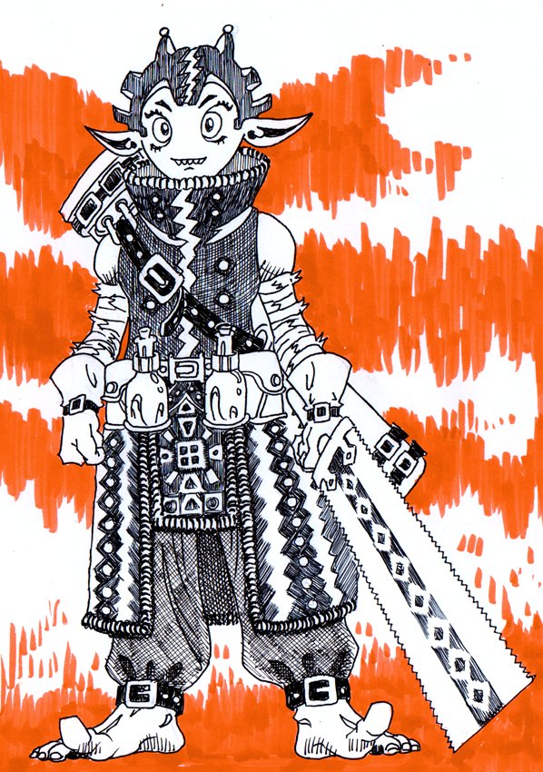 ObscuriThings's tweet photo. #dnd #goblins #PortfolioDay #inktober2023day18 #characterdesign https://t.co/TrLpdYQ4xR