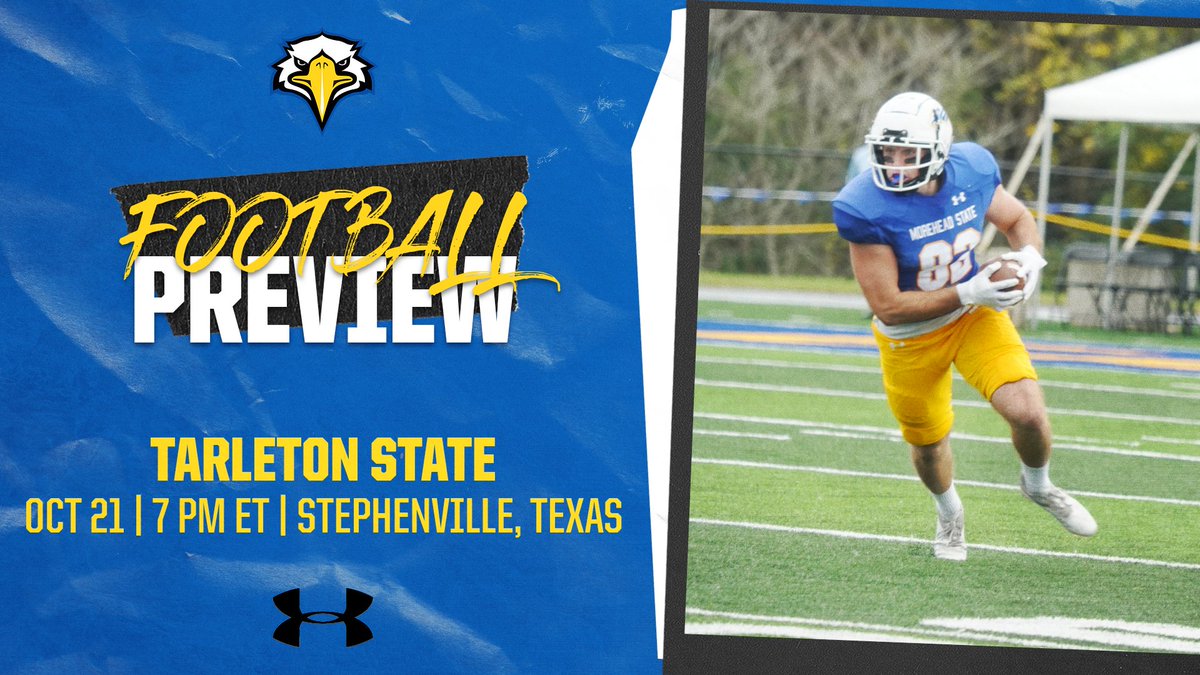 .<a href="/MSUEaglesFB/">Morehead State Football</a> steps out of conference action for the program's first-ever game in Texas.

The Eagles face Tarleton State Saturday night in Stephenville, Texas at 7 p.m. ET. ESPN+ will have the game live, as well as the Eagle Sports Radio Network.

Story: bit.ly/3PYteOR