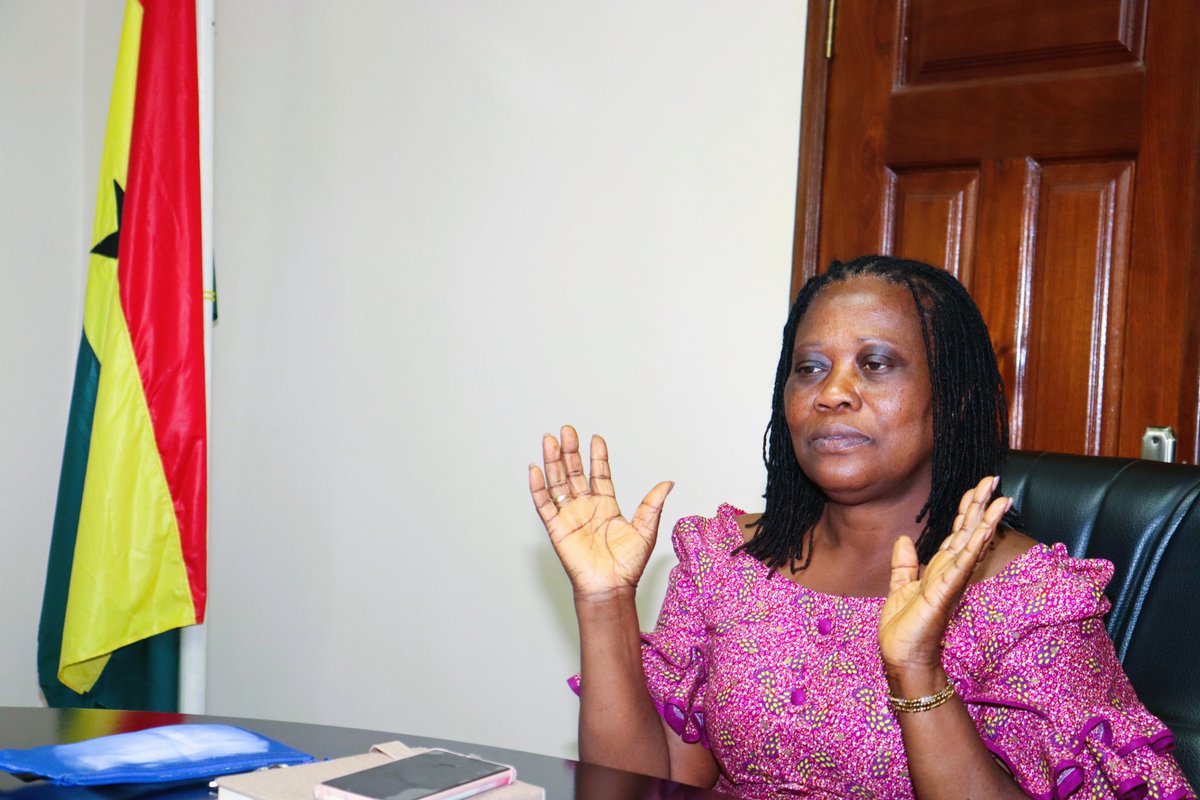 UNDPSierraLeone's tweet photo. Our #ResRec @fredampiah today paid a visit to the Ghana High Commission to officially announce his presence in Sierra Leone as a Ghanaian citizen. Special thanks to Her Excellency, Mrs. Worwornyo Agyeman, for the warm reception and the best wishes for his tenure. @GhanaMFA https://t.co/JmNRsiFZaK