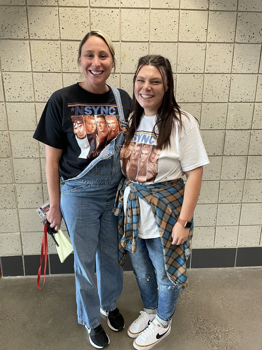 “Ew, Mrs. O’Donnell, you were born in the 90’s? You’re old.” 
We ❤️ spirit week @FootMiddle