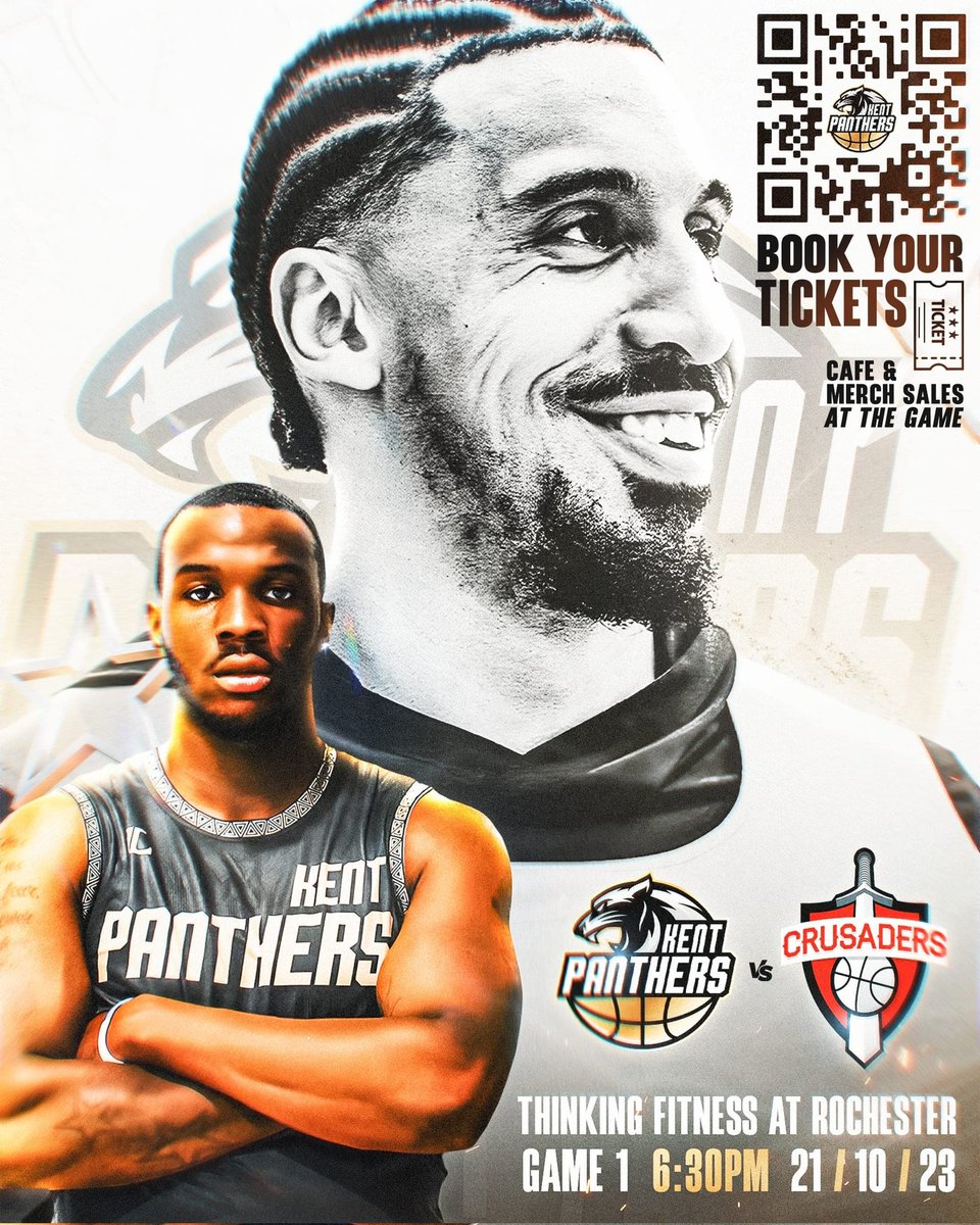 🚨 BASKETBALL FANS ALERT! 🚨

The game we've all been waiting for is finally here! Join us as the Kent Panthers go head-to-head with the Canterbury Academy Crusaders! 🏀💥

🗓️ Date: 21st October 2023
📍 Venue: Thinking Fitness, Rochester
🚪 Doors Open: 5:15pm
🕡 Tip-Off Time: