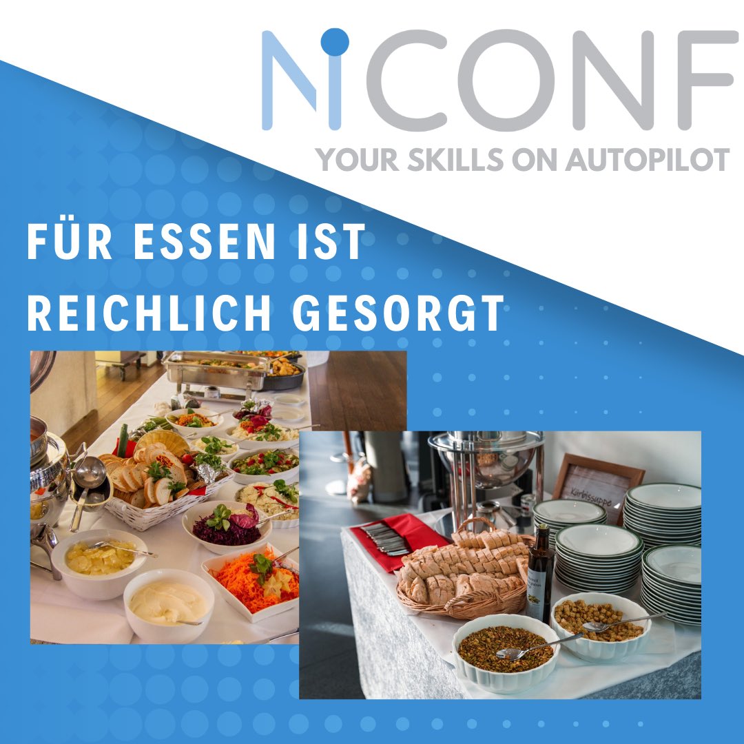 NconfeV's tweet photo. Nichts geht über gutes Essen! Bei #NConf2023 ist für euer leibliches Wohl gesorgt. Freut euch auf kulinarische Highlights, die den Eventbesuch unvergesslich machen. Guten Appetit! 🍽️ #nconf #digitalesmv #itfestival https://t.co/xinxcmwwd0