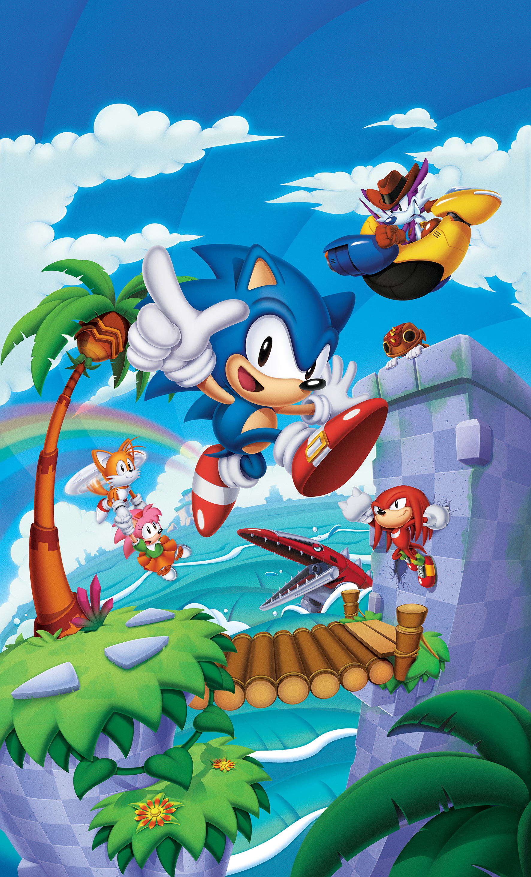 Sonic the Hedgehog on X: Check out the full artwork for the Sonic  Superstars reversible cover by @thesketchsector!  /  X