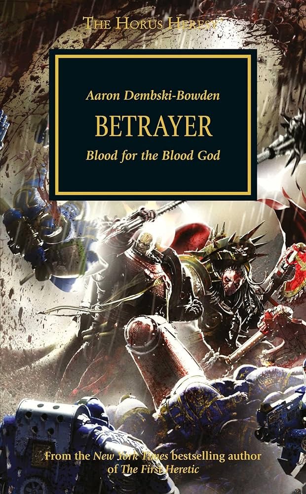 Finished up Angel Exterminatus, which I really enjoyed more than I initially thought I would, but now for the book I've been really excited to get to in the HH series - Betrayer!

What are you currently reading?

#warhammer40k #warhammercommunity #blacklibrary #warmongers