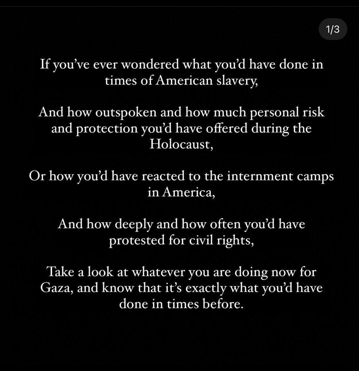 I’m choosing to be on the right side of history. Like I have always felt I would be. 

Innocent  men women and children are being massacred in front of our very eyes. 

Human lives aren’t just “casualties”. 

#FreePalaestine🇯🇴