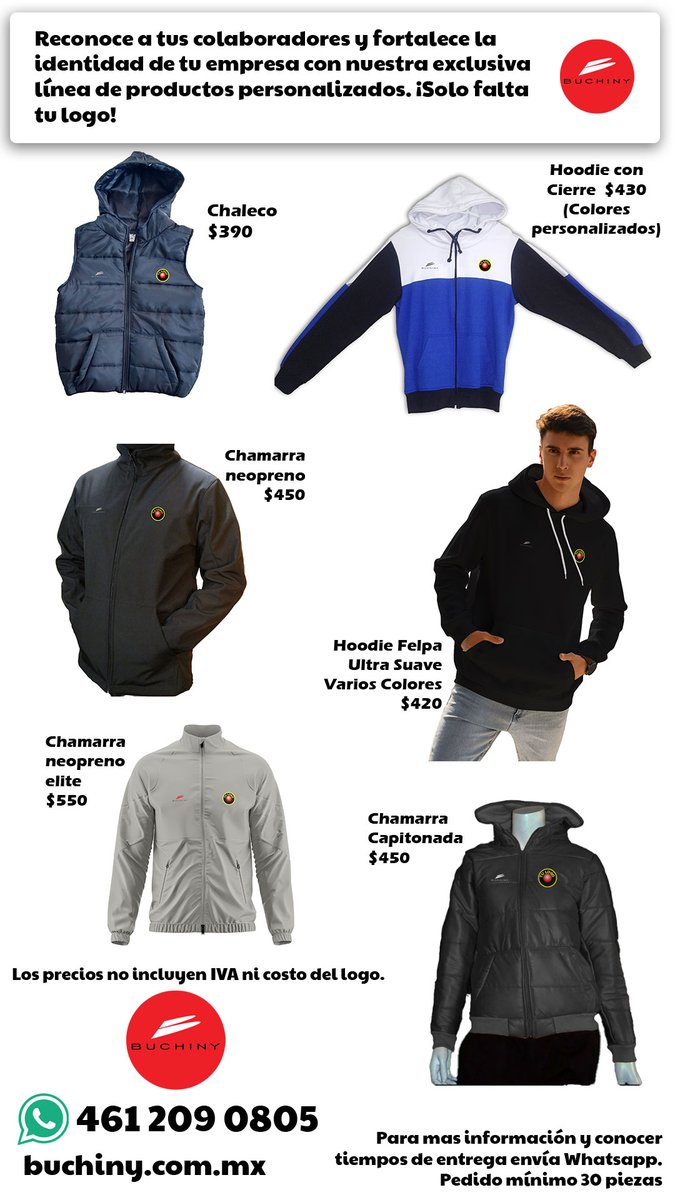 buchinymx's tweet photo. Reconoce a tus colaboradores y fortalece la identidad de tu empresa con nuestra exclusiva línea de productos personalizados. ¡Solo falta tu logo!
#ropadeportiva #diseñospersonalizados #diseñosexclusivos #sportwear #reinventate #autoestima #autoestimaelevada https://t.co/JyJvPf1rXV