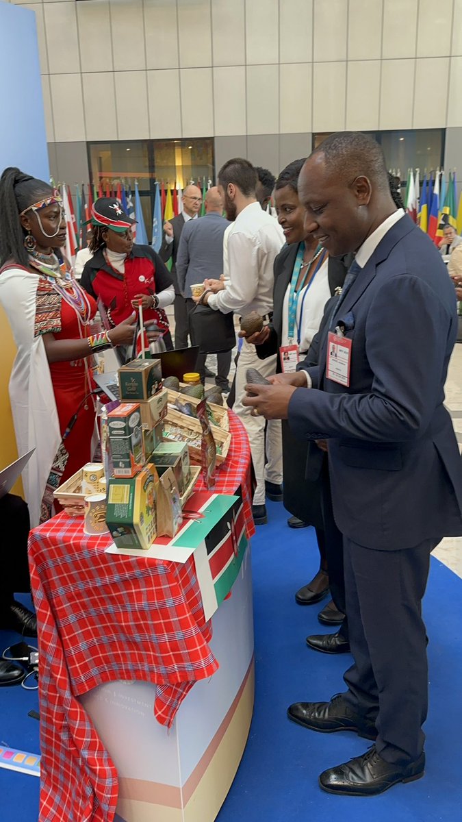 Kenyan 🇰🇪 stand at the #WorldFoodForum @FAO HQ in Rome, Italy 👌🏾