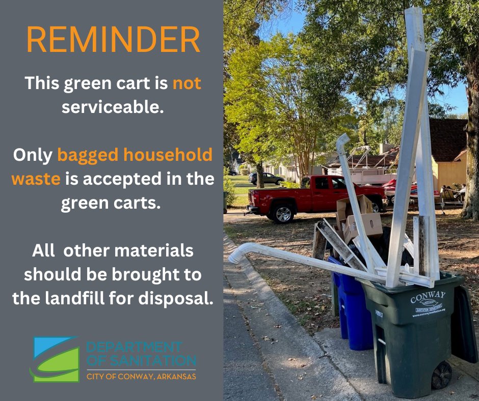 ConwayARSanitation (@cwyarsanitation) on Twitter photo 