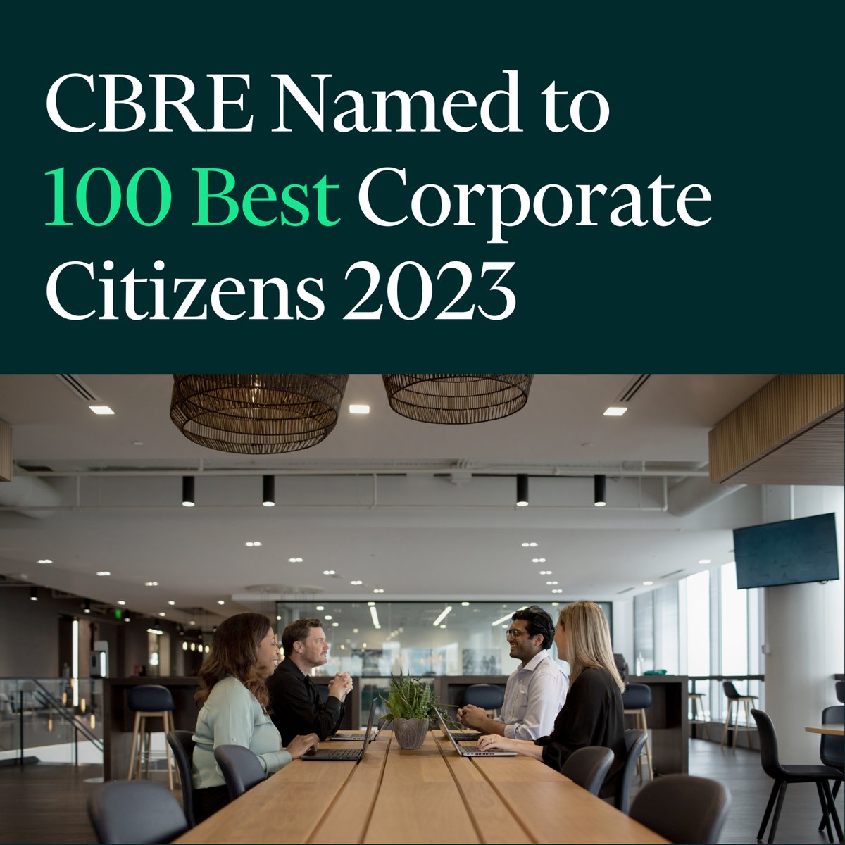 CBRE has been named to <a href="/3BLofficial/">3BL</a>’s annual 100 Best Corporate Citizens ranking for the 5th year in a row. 

The list recognizes outstanding #ESG transparency and performance among the 1,000 largest U.S. public companies. 

Learn more: cbre.co/408sv2b #100BestCC