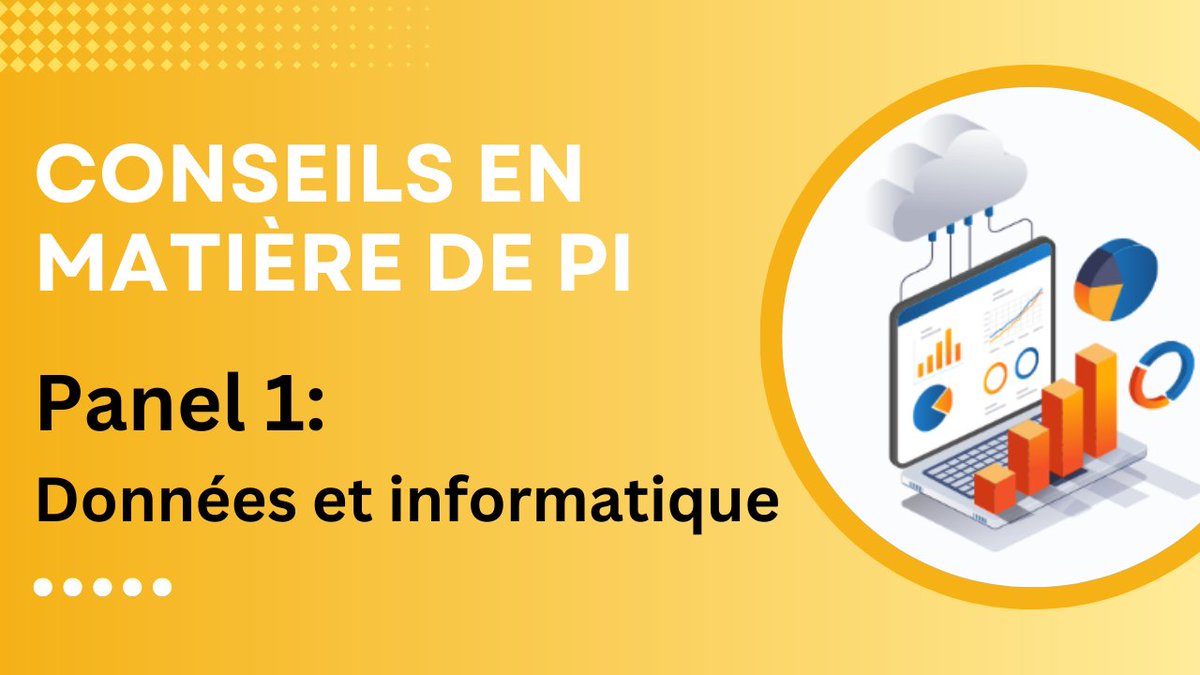 OPIC_Canada's tweet image. Notre webinaire intitulé « Conseils en matière de PI » sur la #PI dans l’industrie des données et de l’informatique est maintenant en ligne sur demande! 

Jetez-y un coup d’œil: ow.ly/BPGM50PYhOr #VillageDeLaPI #SPME2023 #BDCspme