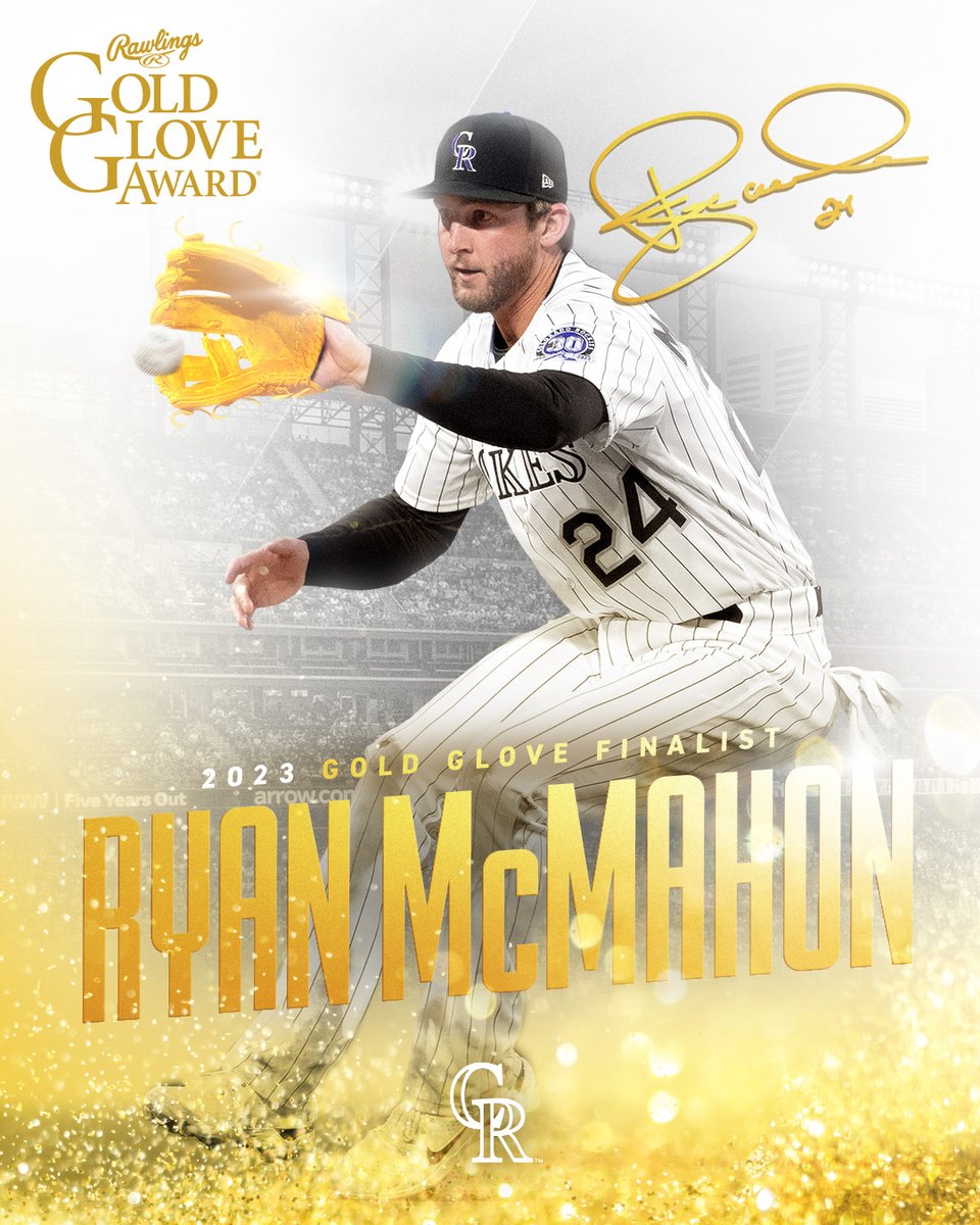 Colorado Rockies (@rockies) on Twitter photo For the third consecutive season, <a href="/Ry_McMahon/">Ryan McMahon</a> is a Gold Glove Finalist at third base! For the third consecutive season, <a href="/Ry_McMahon/">Ryan McMahon</a> is a Gold Glove Finalist at third base!