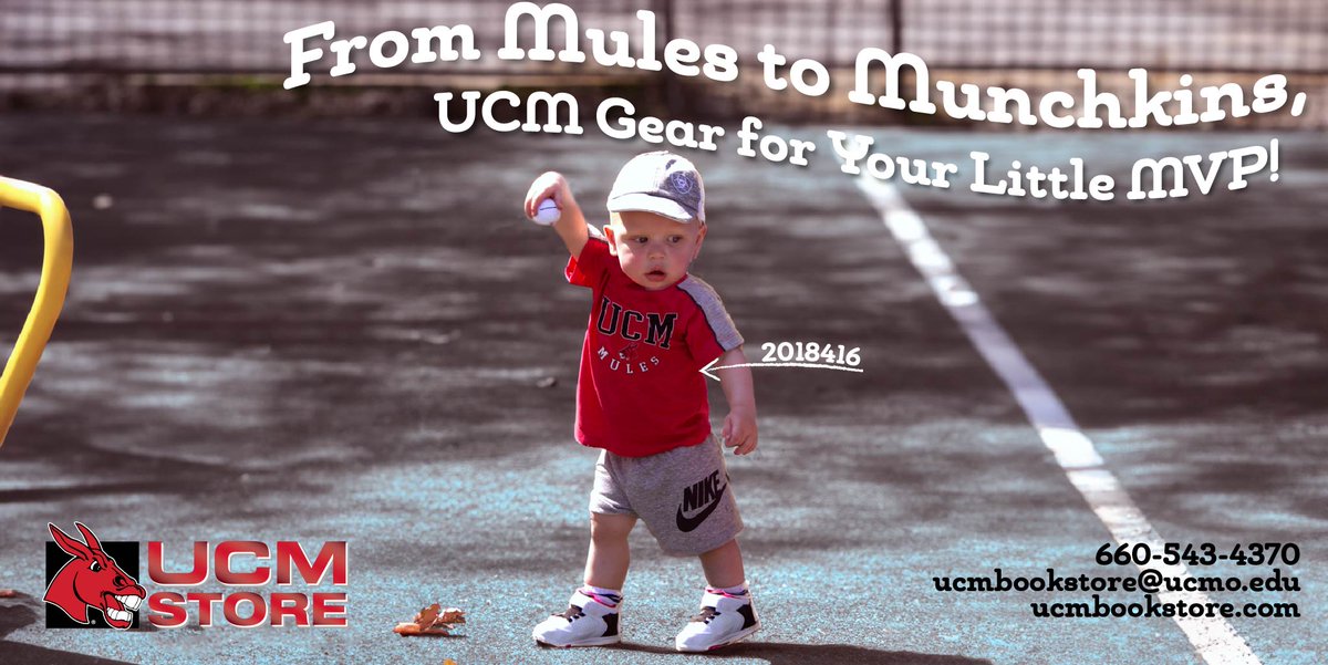 🌟From Mules to Munchkins🌟 Find everything you need this sports season for your little MVP.
#ShopUCMStore