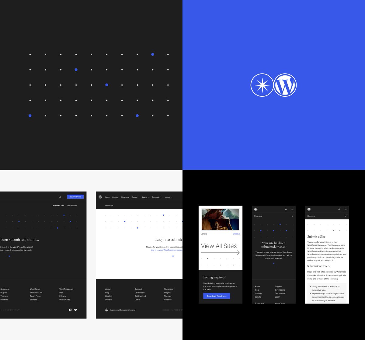 Come be inspired by a selection of unique #WordPress blogs, portfolios, enterprise sites, and more in the new Showcase. wordpress.org/news/2023/10/a…
