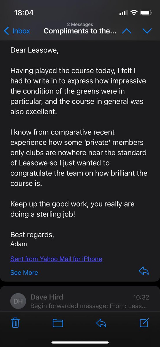 Busy few weeks alongside the annual autumn tees and greens renovations. The club invested a lot of money on fairway renovations and this is the first time in ten years the fairways have had any work done to them. It’s nice to see good positive feedback from members and visitors