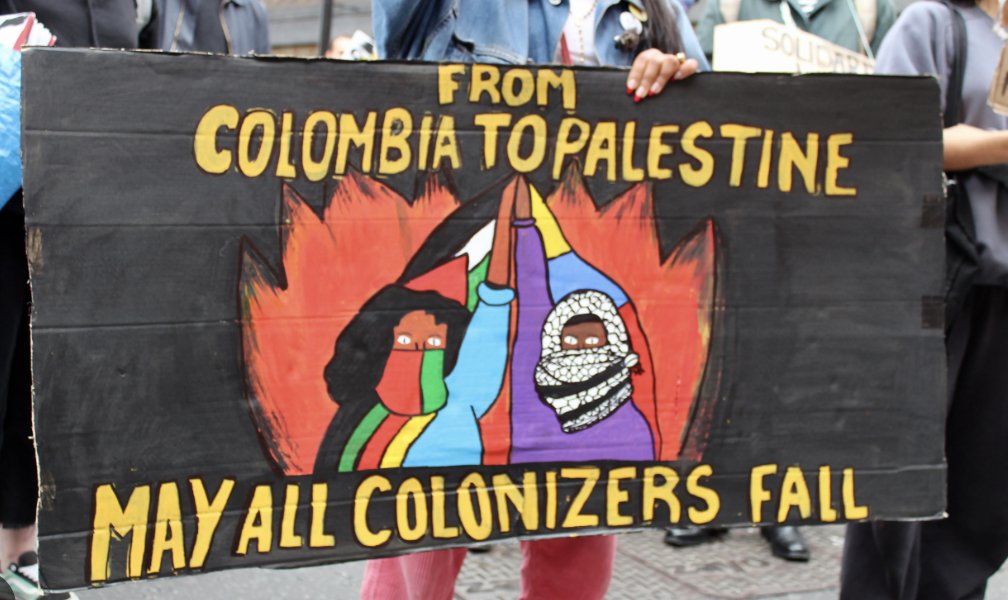 If you're confused about which side to be on:
There is a global, multi-racial, multi-faith, popular movement for justice in solidarity with Palestine.
There isn't one for Israel.