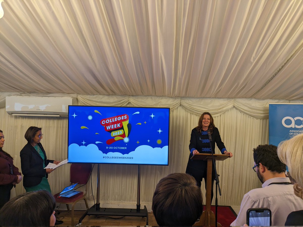BernieSavage's tweet photo. Colleges do everything they are the multi taskers and excel at it! Yes they do @GillianKeegan
@AoC_info #loveourcolleges #collegeweek2023 https://t.co/jQLJ4eDsj0