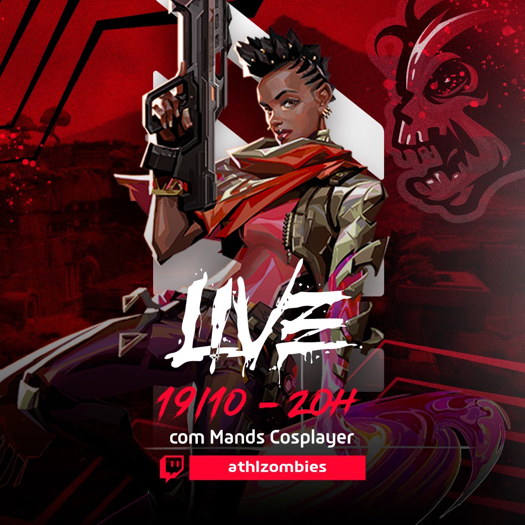 Amanhã tem live do Zombies!

Às 20h, a <a href="/mandscosplayer/">𝑀𝒶𝓃𝒹𝓈𝓏𝒾𝓃𝒽𝒶 🦋</a> 🧜🏼‍♀️ comanda mais uma live de Valorant na nossa Twitch.

#GoAthz! 🧟

#Athletico #AthleticoZombies #Valorant #Twitch