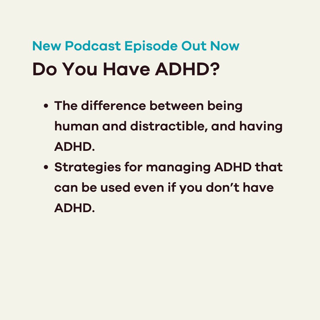 Get some strategies to improve your focus...even if you don't have #adhd - New podcast episode featuring @MarkBertinMD and hosted by Dan Harris Listen now: link.chtbl.com/51OCHcnM