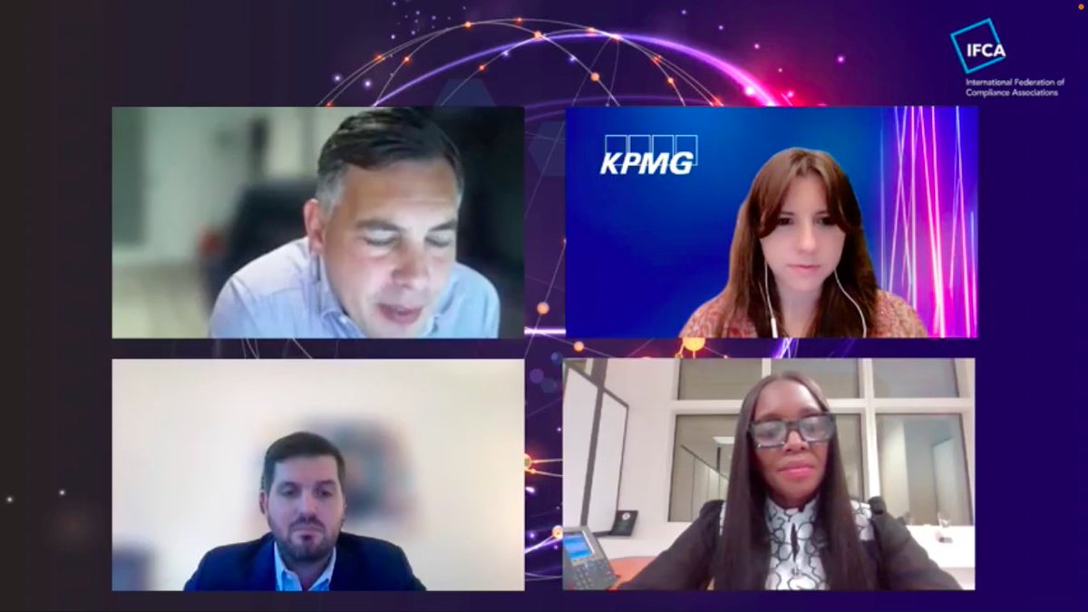 We're ending off day 2 of #IFCACon23 with our panel on the practical implications of the principles-based regulation. Our panel facilitator, Simon Mc Feely, is joined by Almudena Curero, Andrew Blasi, and Jane Aihevba.

#ConnectingCompliance