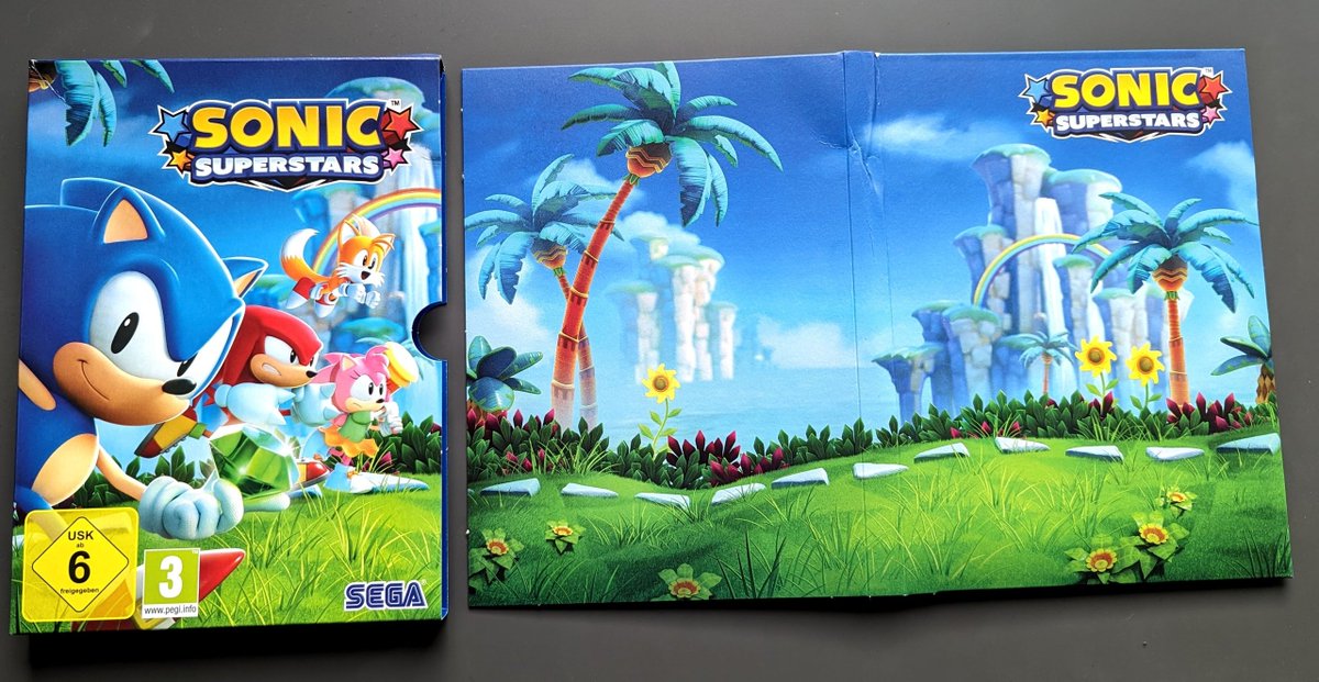 Sonic the Hedgehog on X: Check out the full artwork for the Sonic  Superstars reversible cover by @thesketchsector!  /  X