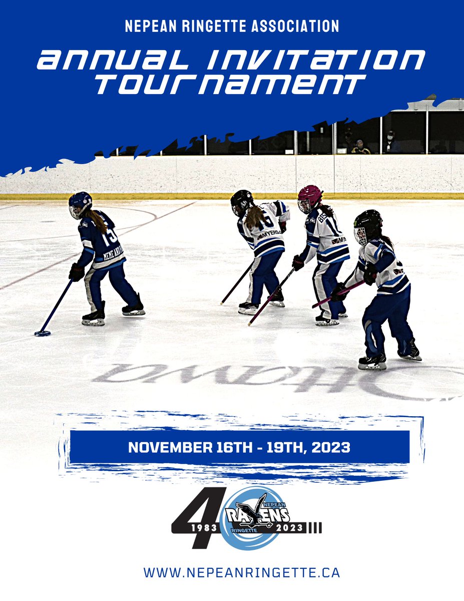 Need HS Community Service Hours? We need volunteers for the Nepean Ringette Tournament Nov 16-19!
- Troubleshooting Assistants
- Penalty Box Attendants 
- U8 Party Helpers @ Walter Baker Sports Centre on Saturday Nov. 18th from 1-4pm. 
Interested? Sign up: forms.gle/uV8uPXWWVHDP1L…
