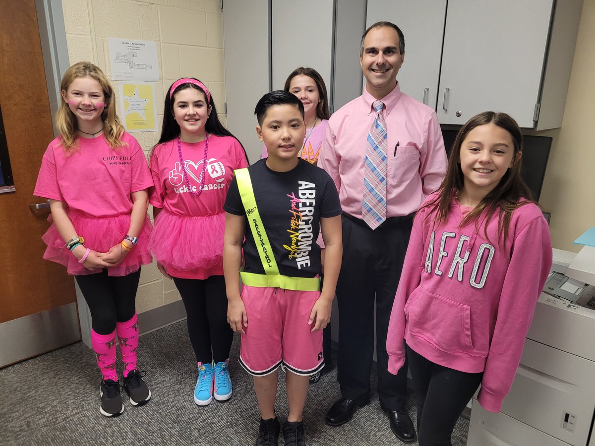 peters_ted's tweet photo. The Reutter School Student Council would like to thank the member's of our school community who wore pink today for breast cancer awareness. #reutterrocks @franklintwpsch https://t.co/H3uEqGe8Sp