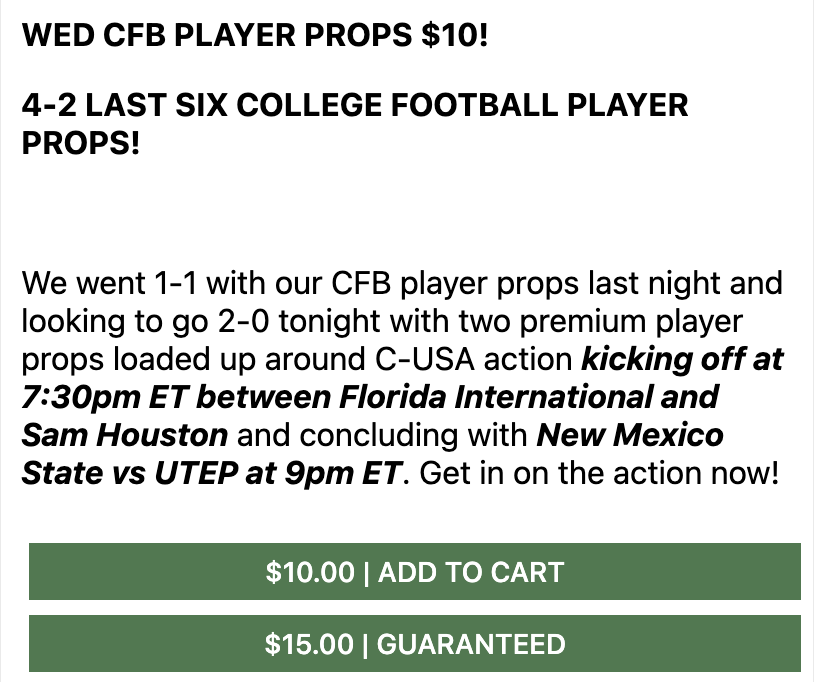 sportsmemo's tweet photo. 🏈 🤑 @PropHubPicks has another 2-pack of #CollegeFootball #PlayerProps for tonight's slate you can access below! They've won four of their last six CFB #PlayerPropBets so hop on board tonight as they look to go 2-0 💰 #CFBPicks #sportsbettingtwitter

👉 https://t.co/FBfn10GAF3 https://t.co/mRE3dGXZfg