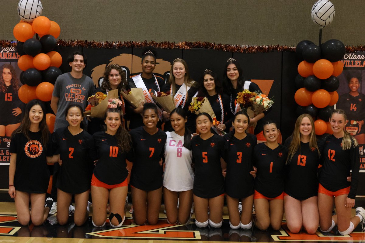 Senior Night 2023! Go Cal High 🧡🖤🧡🖤 #seniorszn