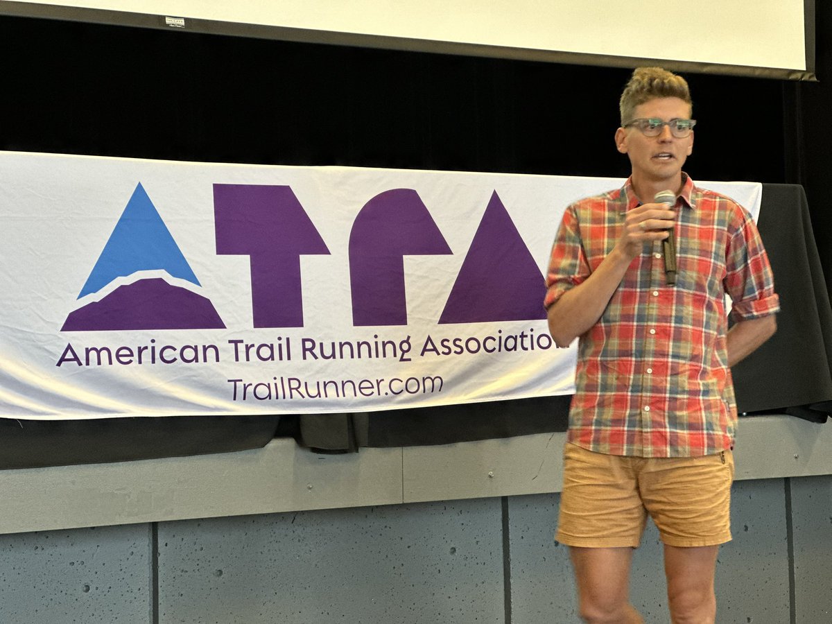 ATRAtrailrunner's tweet image. The @TrailConference keynote by @TimTollefson  #trailrunning @NanoOnTrails