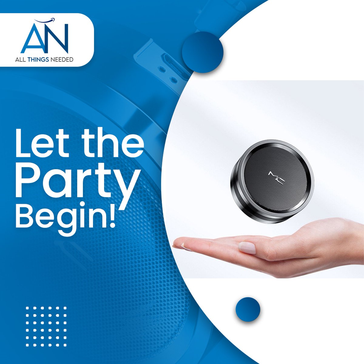 All_Things_Need's tweet photo. Connect your cell phone with ATN's mini Bluetooth speakers that will give you the vibes of disco at your reach! 
#freedelivery #buyonline #buy #speaker #mp3 #audionic #OnlineShop #Shopnow #Shopping #shops #All_Things_Need #ATN #allthingsneededatn #allthingsneeded https://t.co/Wzji6hSN6n