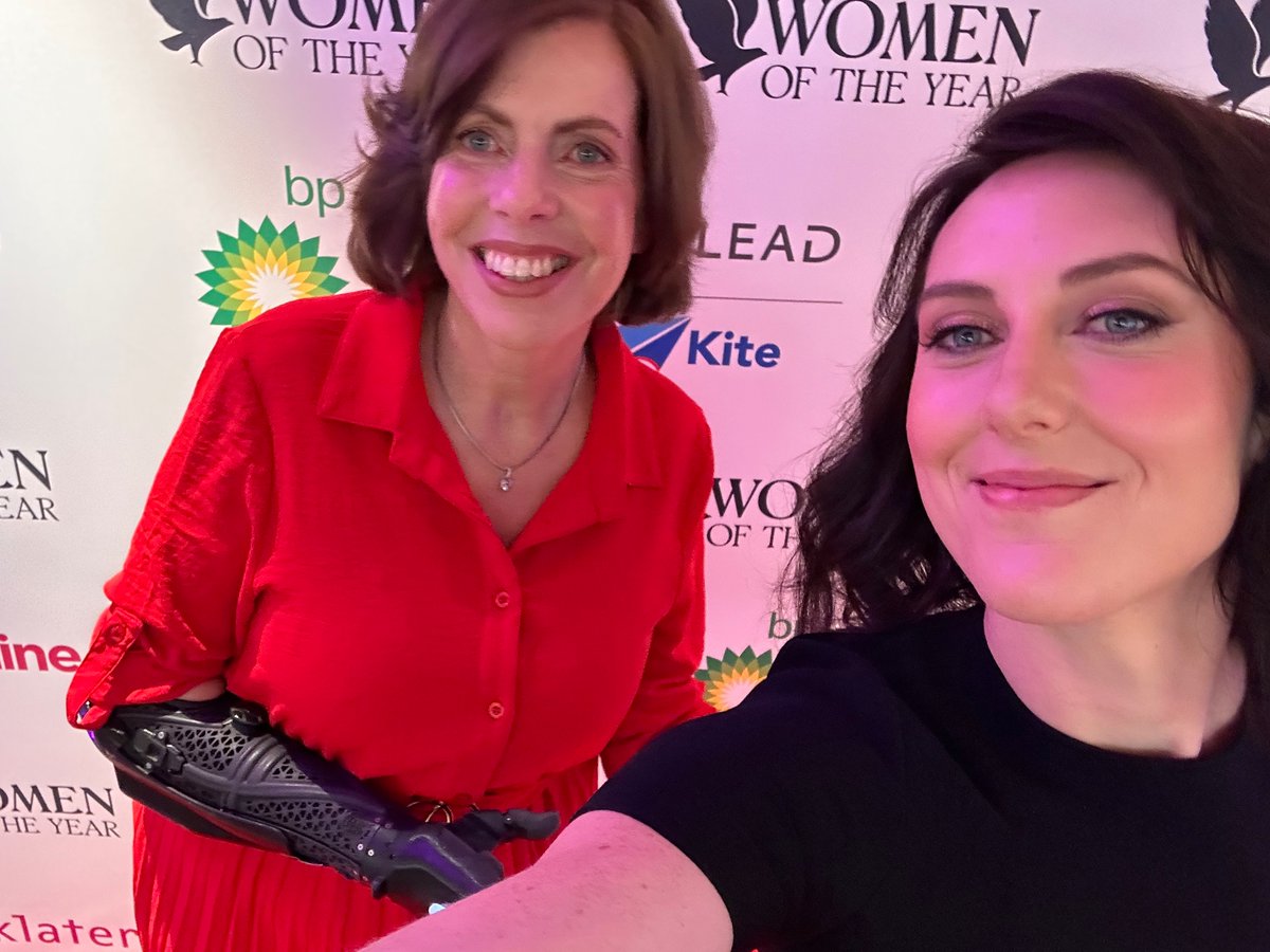 A couple of days ago I received the Founder of the Year Award from <a href="/women_oftheyear/">Women of the Year Luncheon & Awards</a>. The award was presented by Kath Tregenna who wears two Hero Arms and gave an incredible speech about how they have positively impacted her life. What a moment. Thank you so so much. 🏆🦾