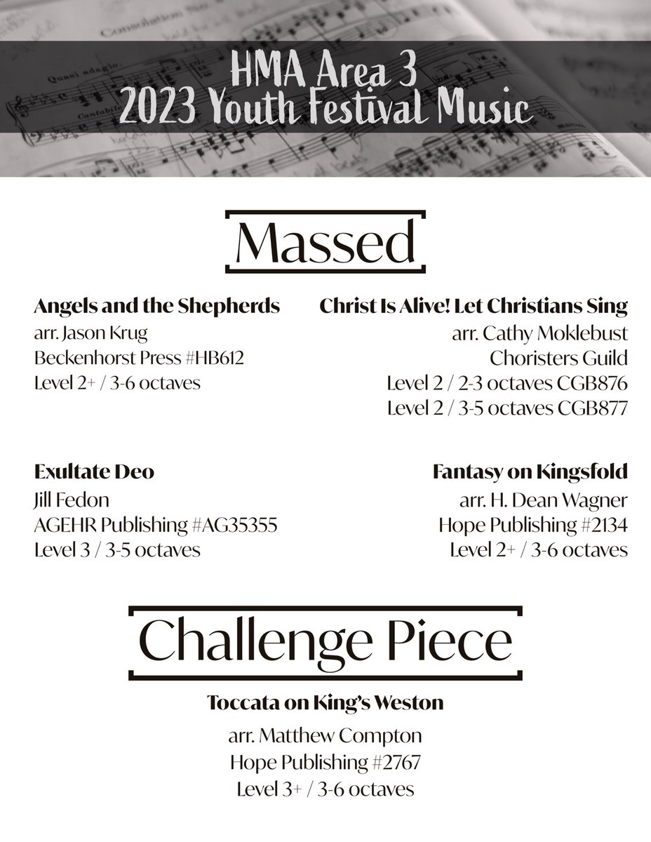 Area3Handbells's tweet photo. Friday is the last day to register for our 2023 Youth Festival!!  Have you registered?  Come join us in Richmond and have a great time ringing under the direction of Blaine Russell!!  For registration information and details, visit...
https://t.co/k2fPJUHbuo
#HMAArea3 https://t.co/1mZm2n4YwO