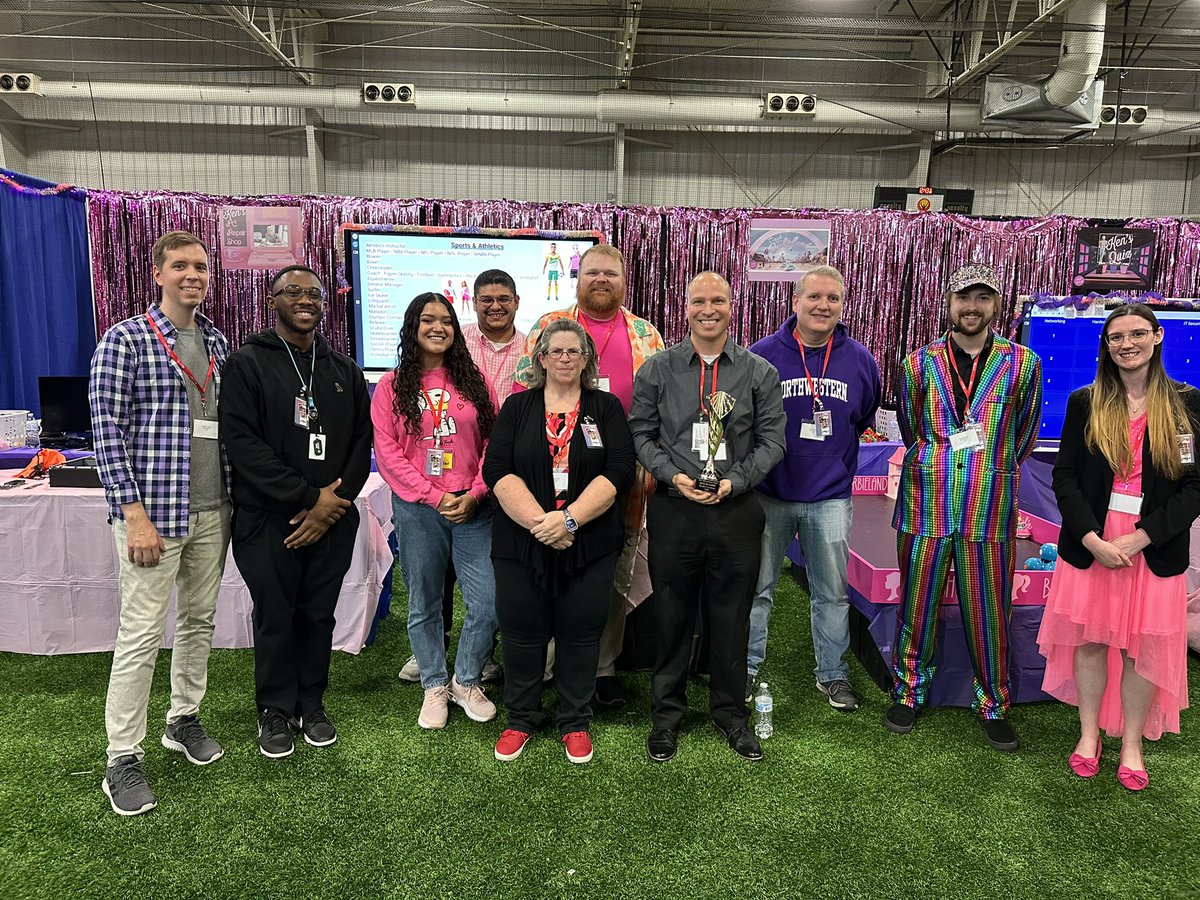Btfrench's tweet photo. The @rps205 IT department did it again! Best booth at the #AcademyExpo23 in the Business Academy. https://t.co/d9Y9mMZfTP