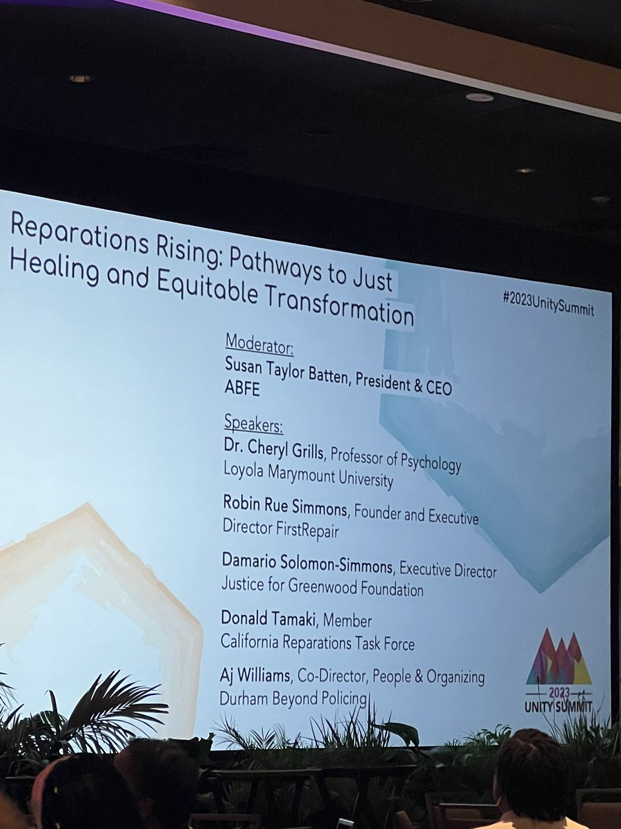 AmandaAndere's tweet image. There is no racial justice without landback for Native Americans &amp;amp; reparations for Black people. This panel was so dope &amp;amp; deeply emotional. Especially knowing Uncle Redd asked to not die without justice. No more asking. Must make demands to honor our ancestors #2023UnitySummit