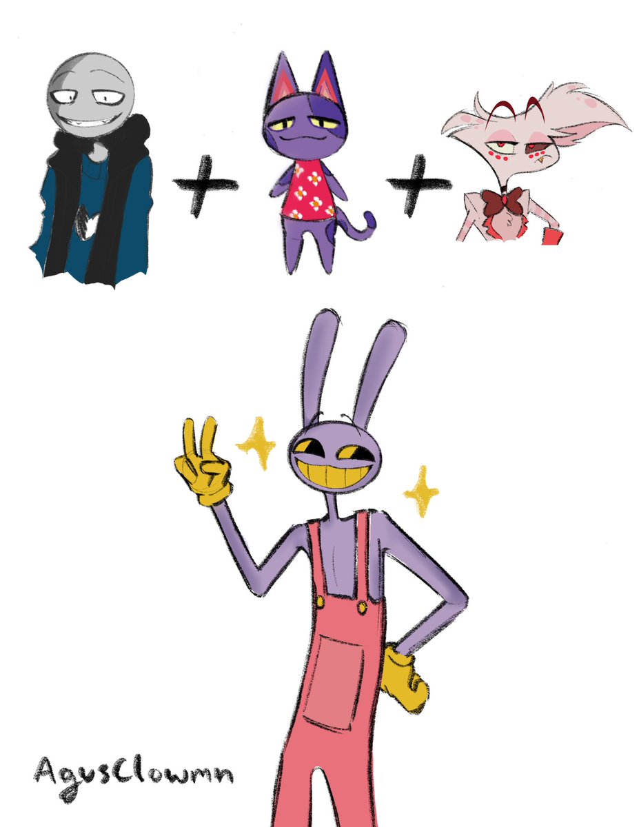 F1r3D0g98's tweet photo. Yb - unhinged &Lanky
Bob - Looks
Angel dust -personality
#yb #YourBoyfriend #YourBoyfriendfanart #YourBoyfriendGame #bobacnh #ACNH #acnh #AnimalCrossing #AnimalCrossingNewHorizons #angeldust #HazbinHotel #HazbinHotelAngelDust #jaxdigitalcircus #DigitalCircus #DigitalCircusfanart https://t.co/rWSxLGNHyq