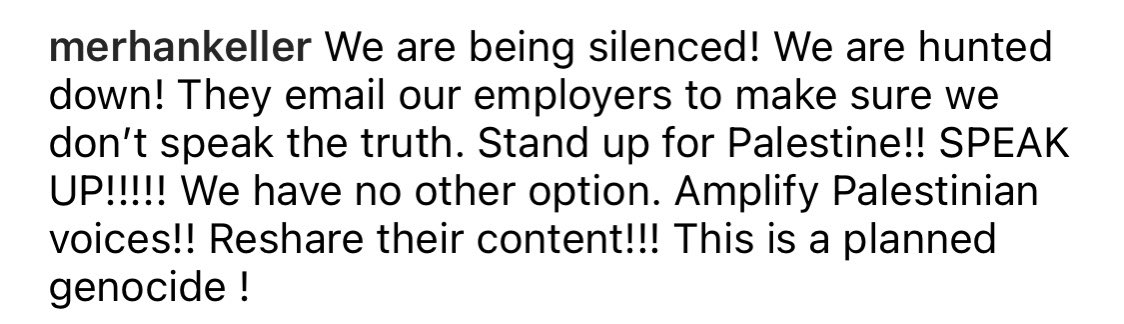 I was hired by a tech company in the Bay area as a fact checked to translate and authenticate videos coming out of Gaza.. then this happened! Systemic erasure and calculated silencing! They don’t want the truth, they want us to say their lies is the truth! #FreePalestine