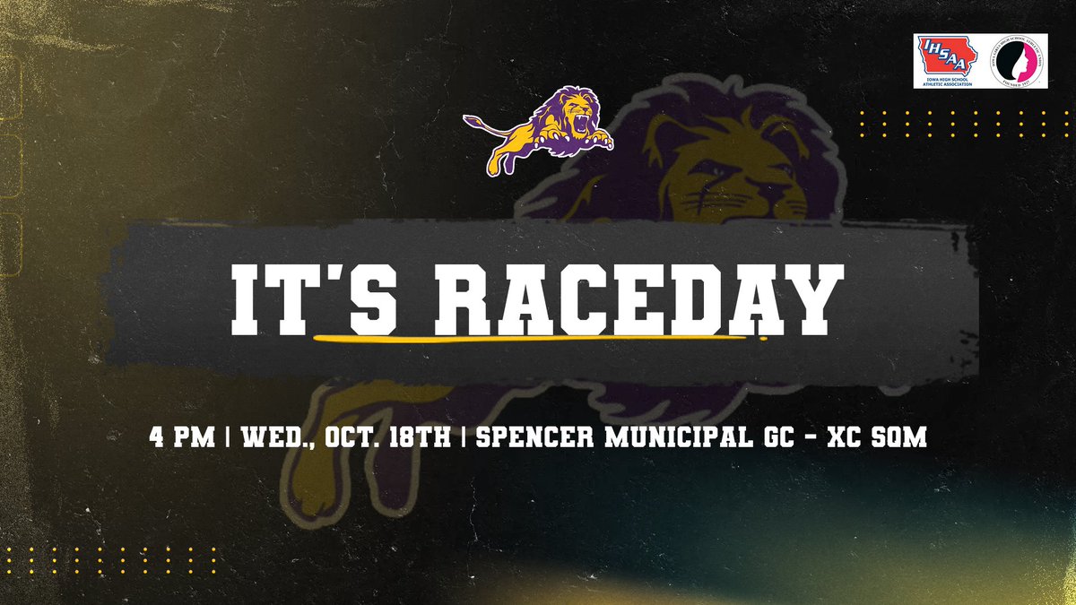 🏃‍♀️Monarch Cross Country 🏃🏻‍♂️
🆚 State Qualifying Cross Country Meet
📍Spencer Municipal GC | Spencer
⌚️4 PM | Girls Race 👟
⌚️4:40 PM |Boys Race 👟
🌟 Top 15 Individuals, Top 3 Teams Qualify. 
#Monarchs #kdsnsports