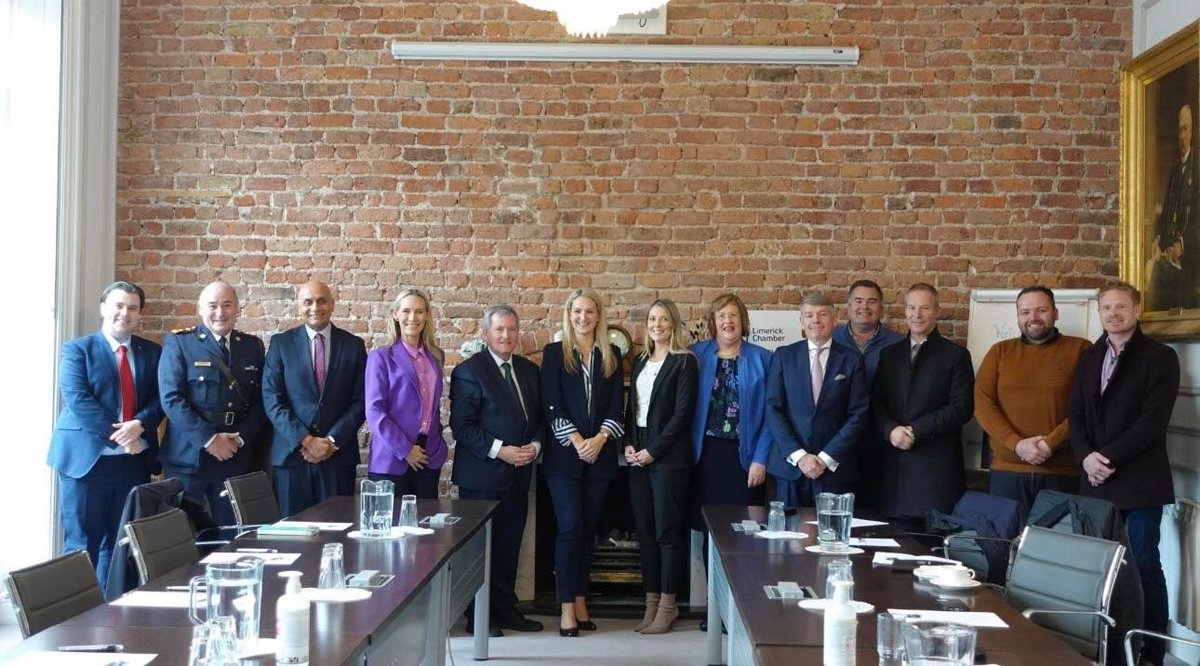 The Savoy Hotel (@thesavoyhotel) on Twitter photo Today, it was a pleasure to meet Minister for Justice Helen McEntee at Limerick Chamber. During her visit, she had the opportunity to engage with members of the retail and hospitality industries in Limerick city. <a href="/LimerickChamber/">Limerick Chamber</a>
#retail #hospitality Today, it was a pleasure to meet Minister for Justice Helen McEntee at Limerick Chamber. During her visit, she had the opportunity to engage with members of the retail and hospitality industries in Limerick city. <a href="/LimerickChamber/">Limerick Chamber</a>
#retail #hospitality