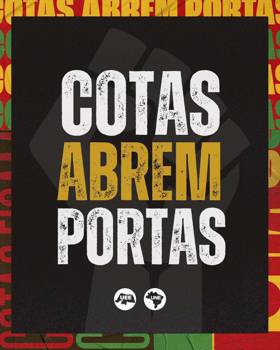 uee_rn's tweet photo. AS COTAS ABREM PORTAS! ✊🏿

A Lei de Cotas foi aprovada na Comissão de Constituição e Justiça do Senado Federal. E segue para o plenário!

Estamos acompanhando e pressionando para que a
Lei seja aprovada!

#UEERN #UNE https://t.co/babj0SvrrM