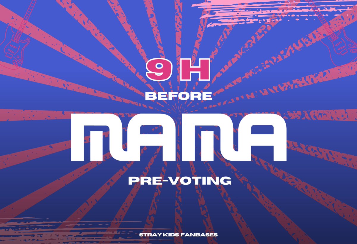 🔥 MAMA2023 VOTING 🔥

STAYs, only 9 hours before the pre-voting!

✨ 5PM KST: NOMINATION On-Air 
🗳 6PM KST: PRE VOTE for Worldwide Fans' Choice Category

Create group chats with your #STAYingThroughTime #MichelinSTAYs #STAYsAgainstAllOdds #BabySTAYsCatchingUp friends!