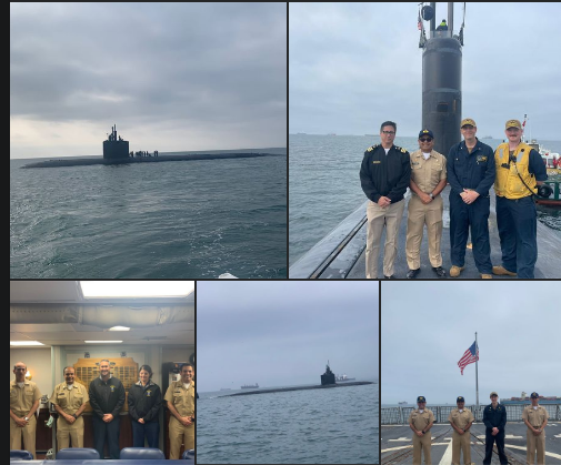 Eamorrortu's tweet photo. #MGPNoticias El submarino USS Hampton y el destructor USS Momsen de la Armada de los EE.UU. se encuentran en el puerto del Callao, para participar del ejercicio de la fuerza silente #SIFOREX-XIII2023.
#SiempreNaval
#FuerzaSilente https://t.co/XCqwOtGU0F