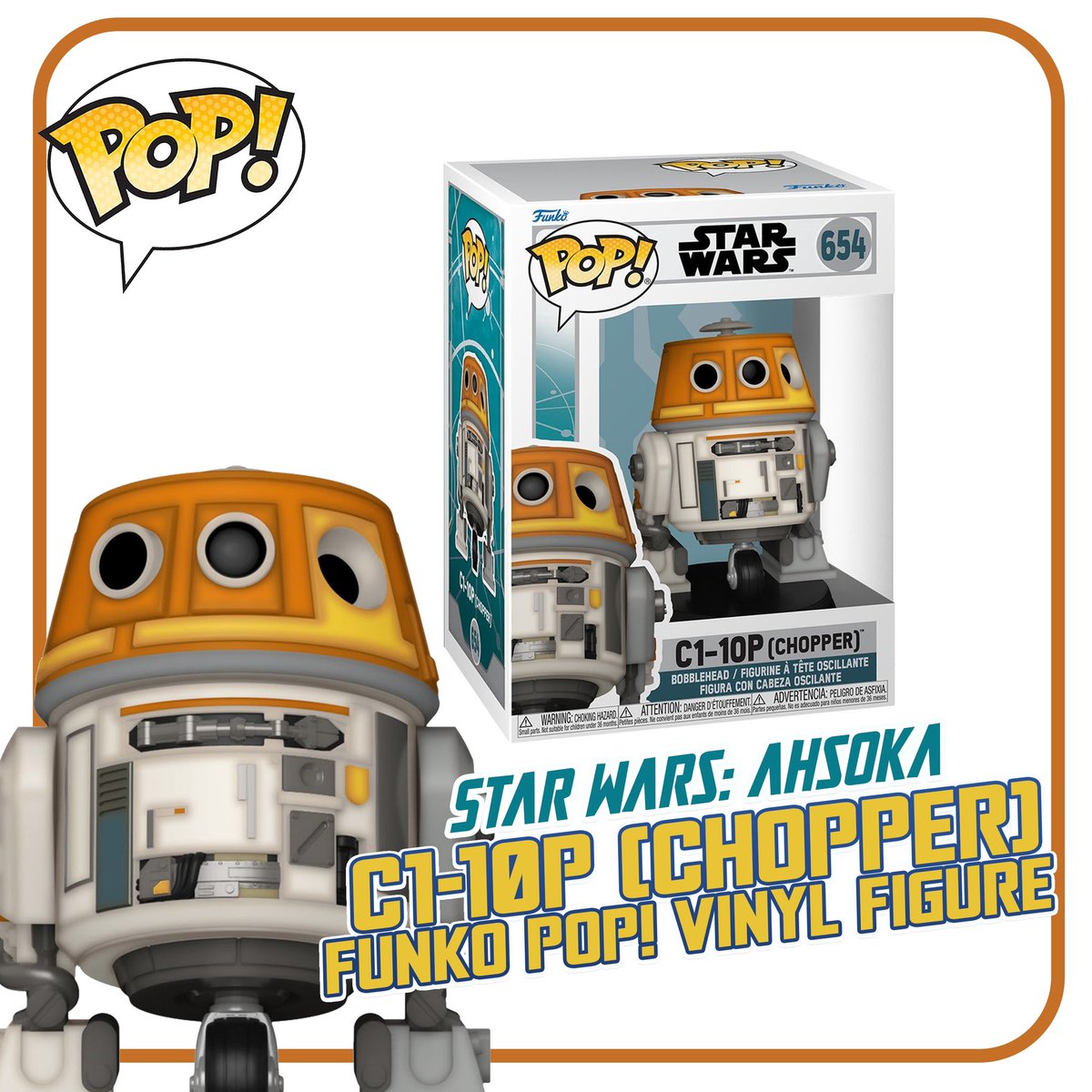 Everyone’s favorite war criminal is now a #Funko Pop! figure! And he can be yours now, courtesy of @EntEarth!

Buy here 👉 ow.ly/nMxe50PYizO

#Ad #FreeProduct #iCollectAtEE #EntertainmentEarth #Affiliate #StarWars #StarWarsRebels #Chopper #Ahsoka #Droid #FunkoPop