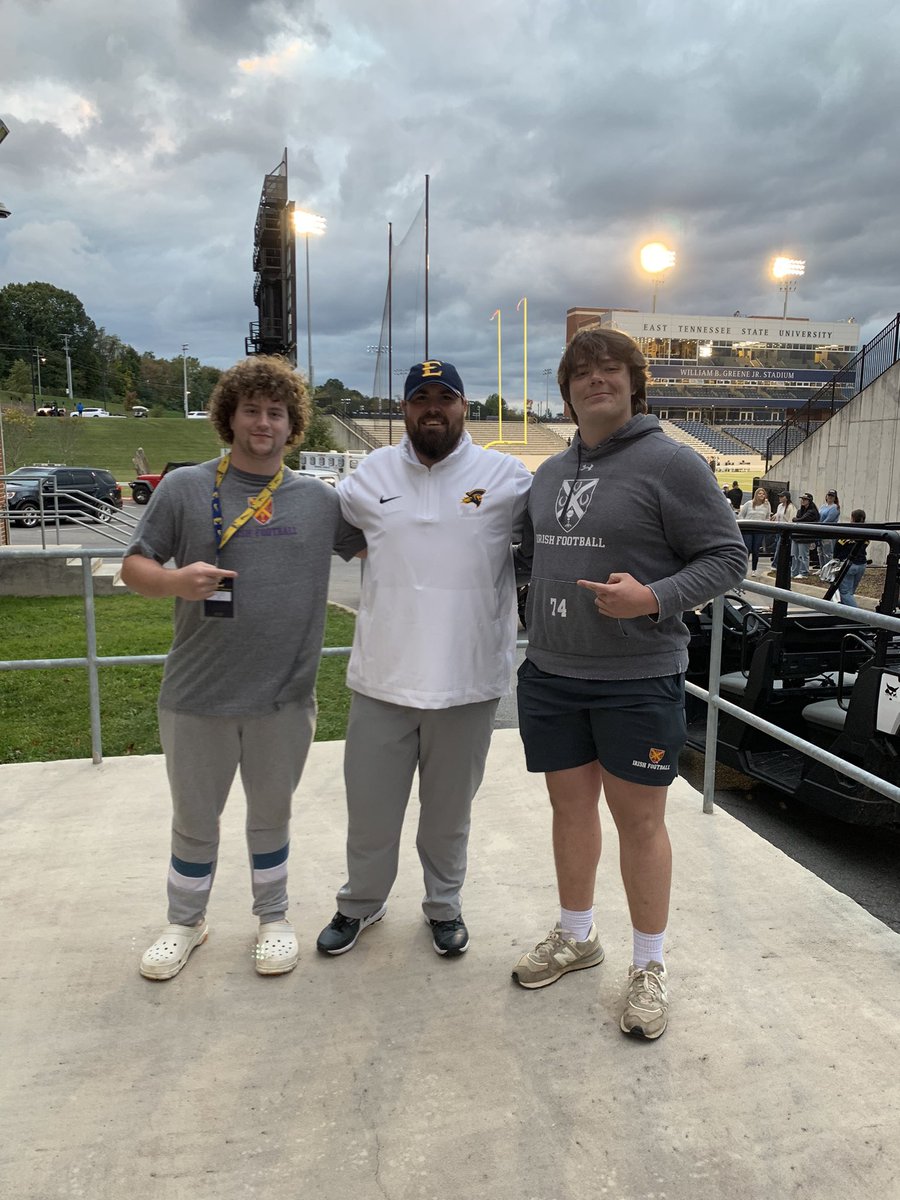 ollis_jacob's tweet photo. Had a great time at ETSU on Saturday! Thanks to @CoachStout42 for having me https://t.co/X2YHL1Kzaa