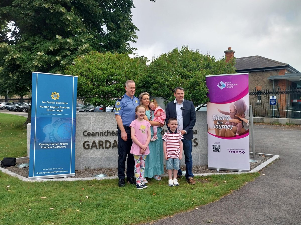 Our chairperson James Carty pictured at a recent collaboration between <a href="/DownSyndromeIRL/">Down Syndrome IRL</a> &amp; <a href="/GardaTraffic/">An Garda Síochána</a> raising awareness about Down Syndrome between both organisations. #sharethejourney #downsyndromeawareness #downsyndromeawarenessmonth