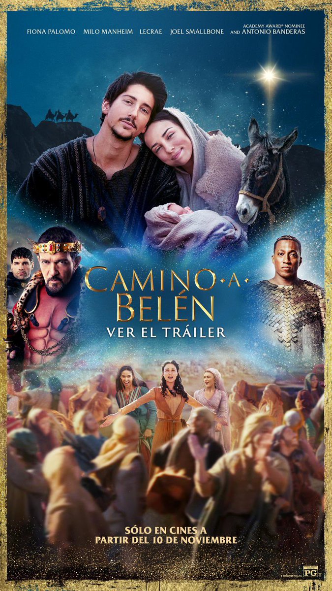 #caminoabelen 
#journeytobethlehem
SÓLO EN CINES-10 de Noviembre
Ver el trailer oficial: 

youtu.be/qQgBaK8V-30?fe…

@affirmfilms
@jtbmovie
<a href="/promezamg/">Raul Meza</a>