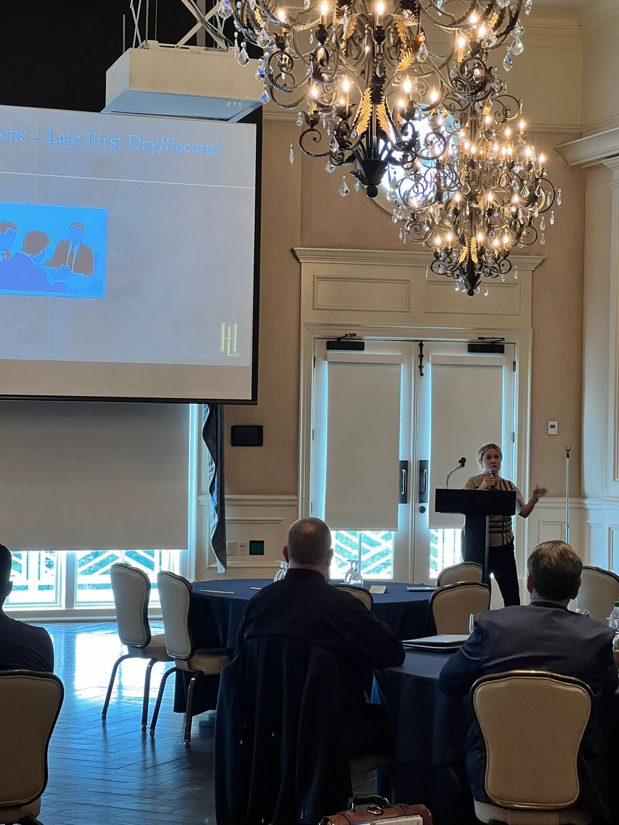 hospitality_law's tweet image. This presentation was given by Courtney Leyes from @labor_attorneys 

“What to Do When Tragedy Strikes: Affirmative Actions You Can Take to Protect Your Organization”

#HLC2023