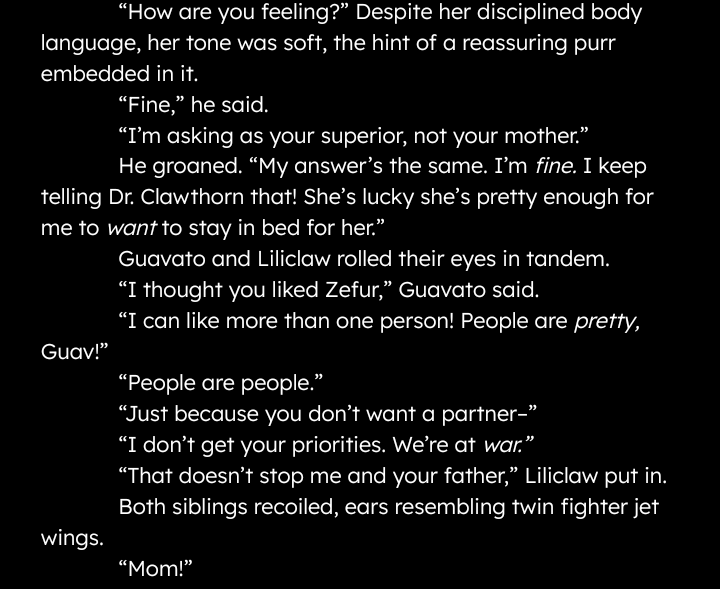 aeris7dragon's tweet photo. btw daybreak is poly and guavato is ace and liliclaw is cringe
#terminalvoid https://t.co/wQB6AaHzor
